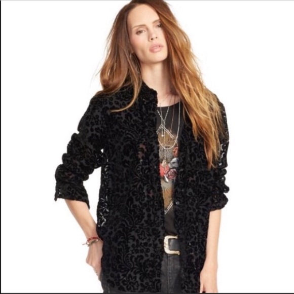 Denim & Supply Ralph Lauren Tops - Denim Supply Ralph Lauren velvet boyfriend shirt